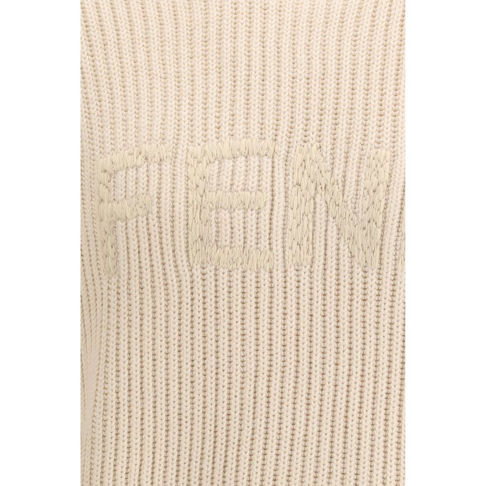 Beige Fleece Wool Sweatshirt
