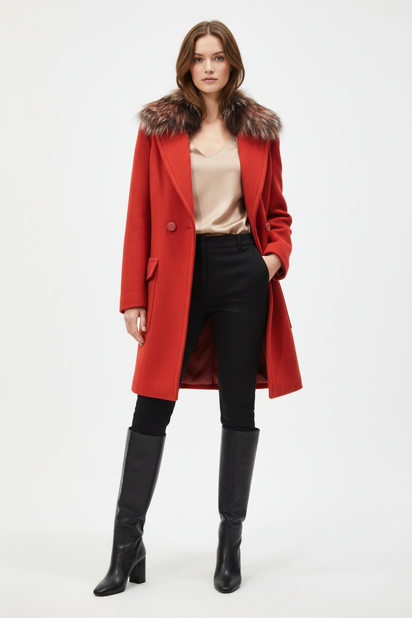 Multicolor Virgin Wool Coat