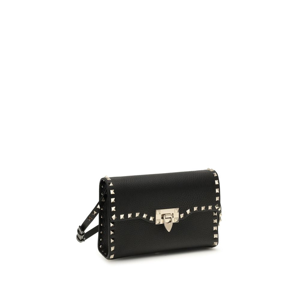 Black Calf Leather Bos Taurus Crossbody Bag