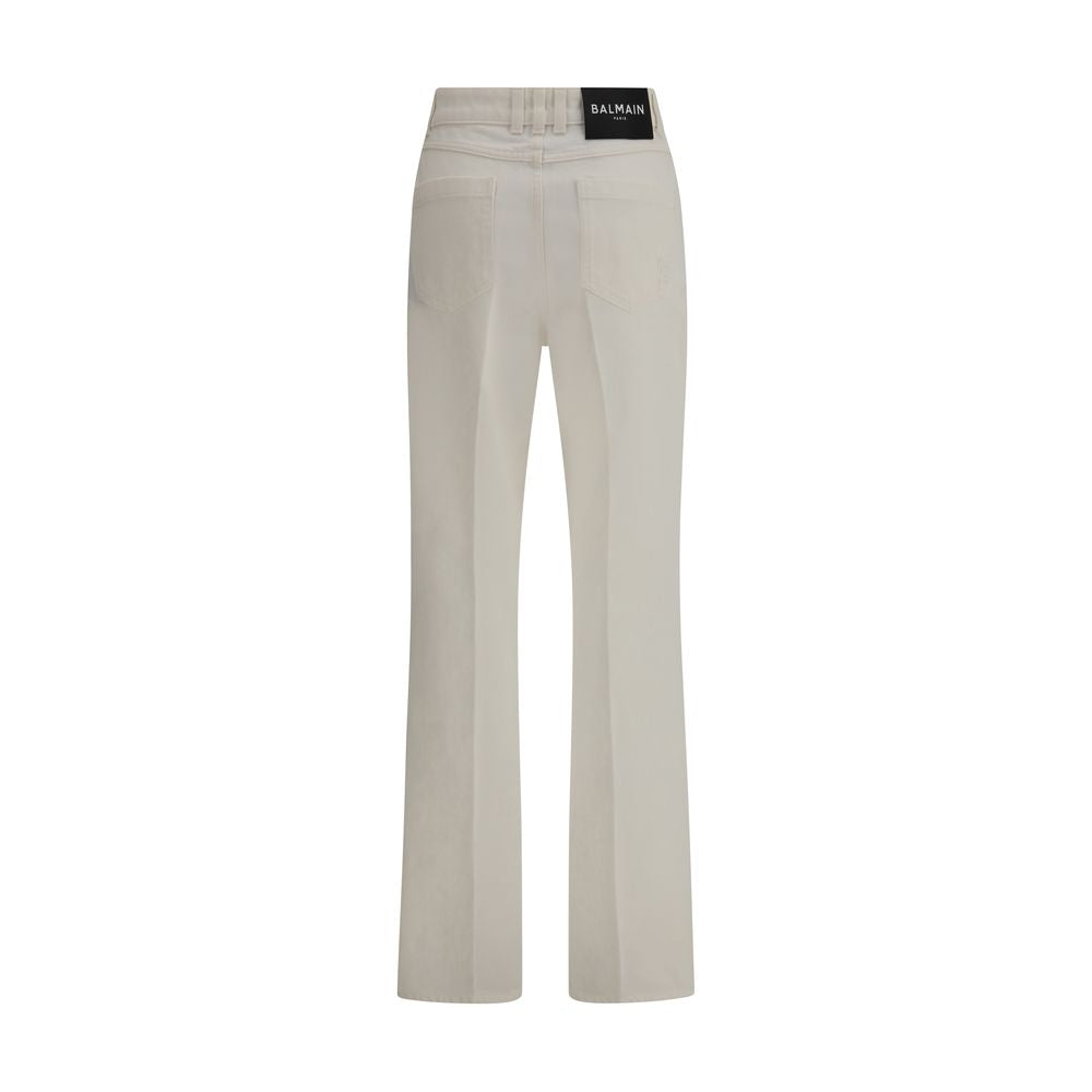 Straight-Leg Denim Jeans