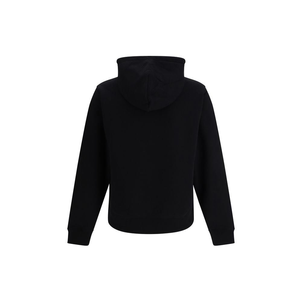 Black Cotton Hoodie