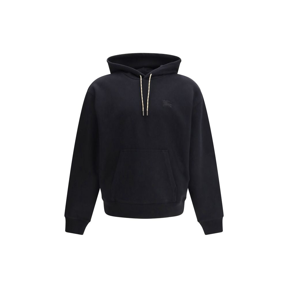 Black Cotton Hoodie