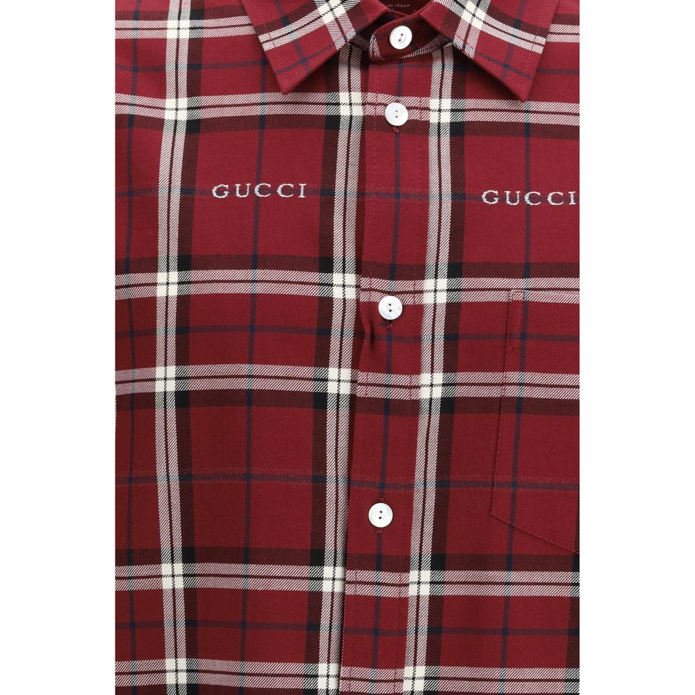 Multicolor Tartan Cotton Jacquard Shirt