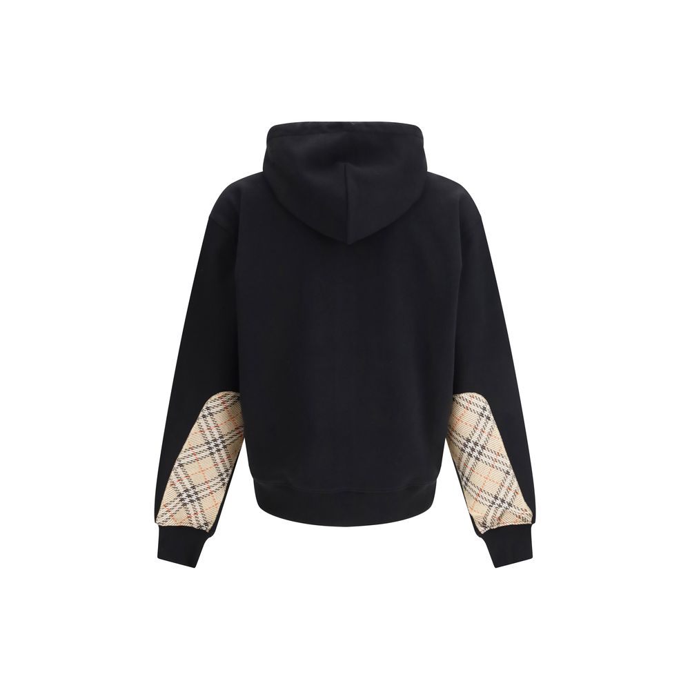 Black Cotton Hoodie