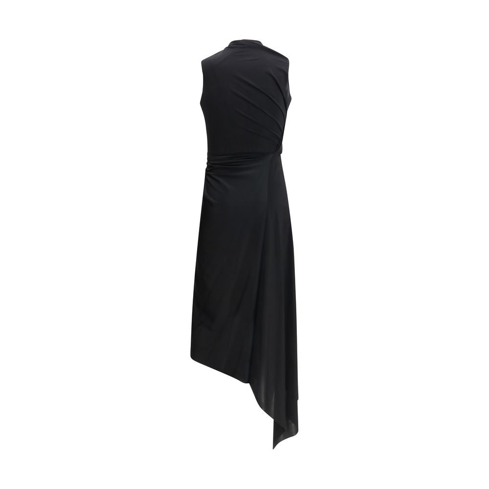 Draped Midi Dress