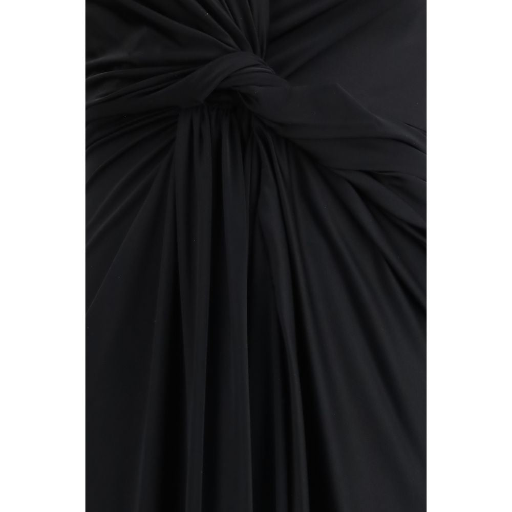 Draped Midi Dress