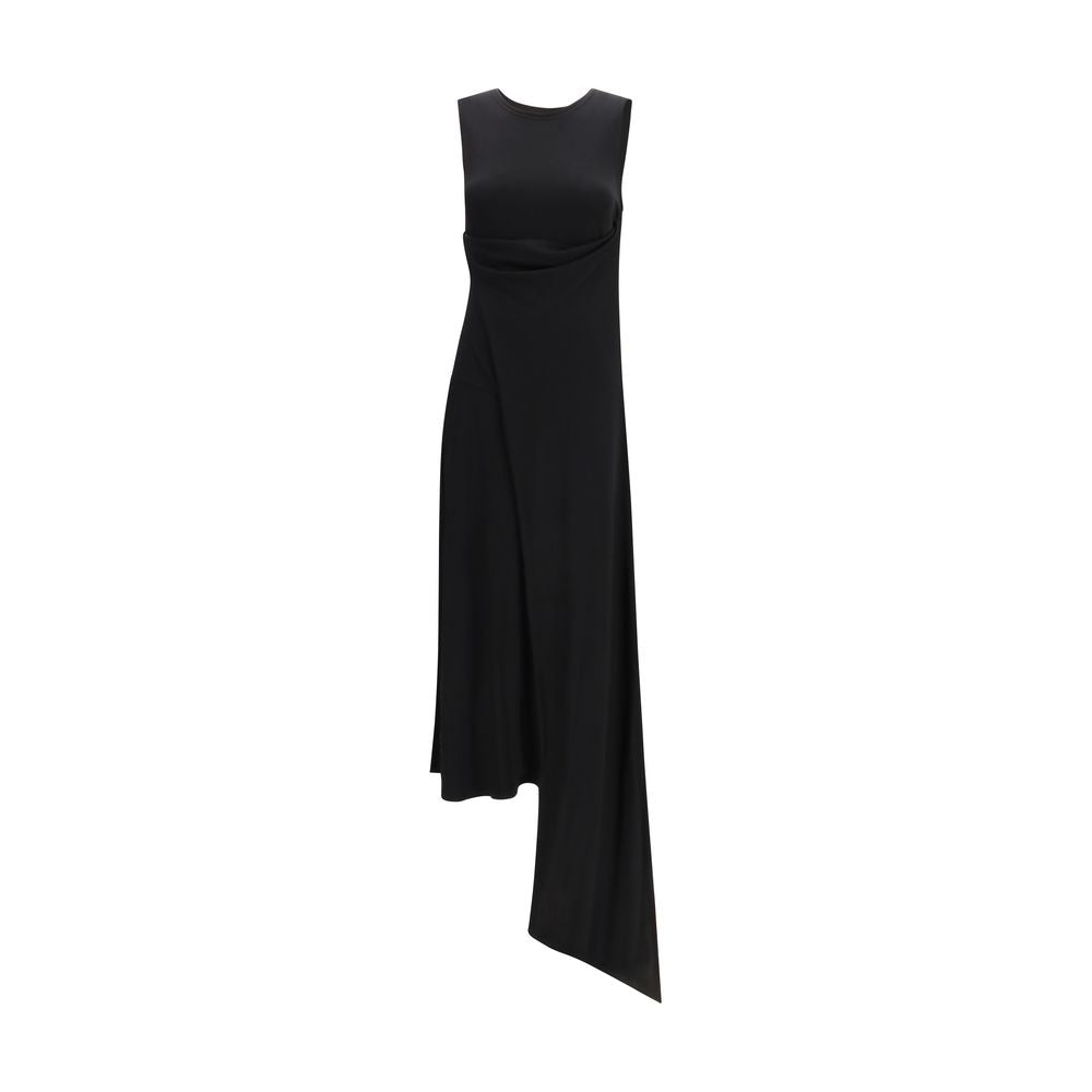 Black Viscose Casual Dress