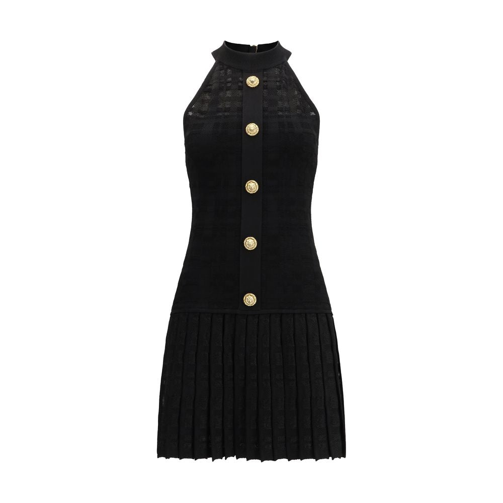 Black Viscose Casual Dress