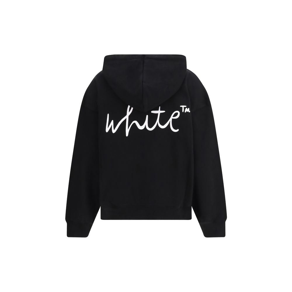 Black Cotton Hoodie