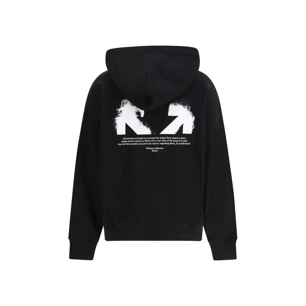 Black Cotton Hoodie