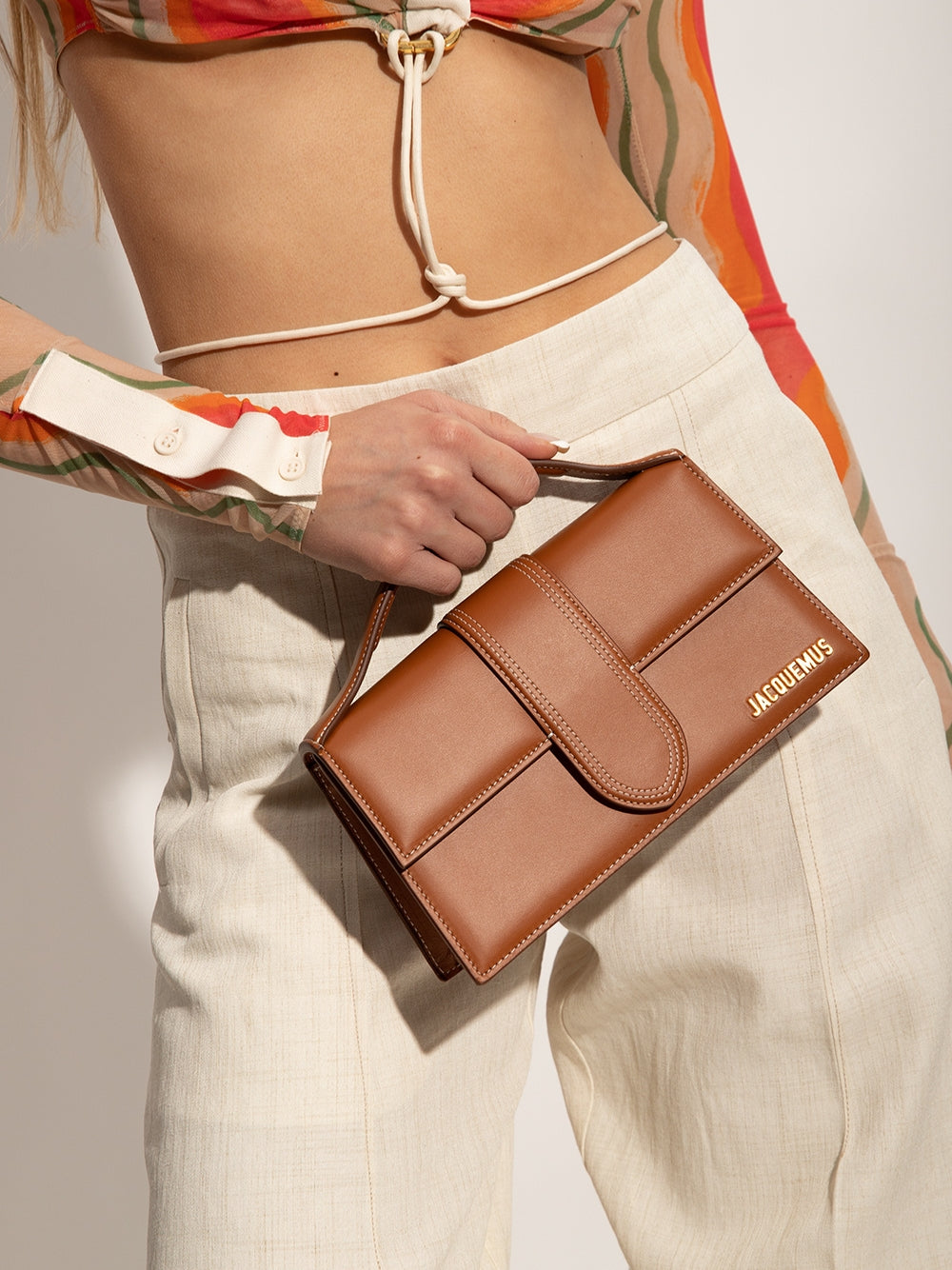 Light brown Leather Le Grand Bambino Handbag