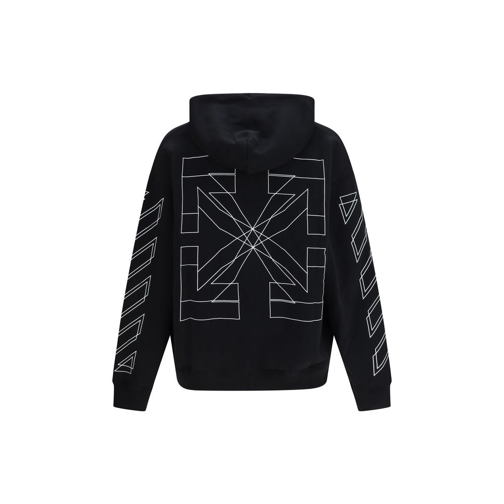 Black Cotton Hoodie
