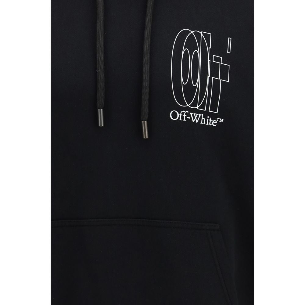 Black Cotton Hoodie