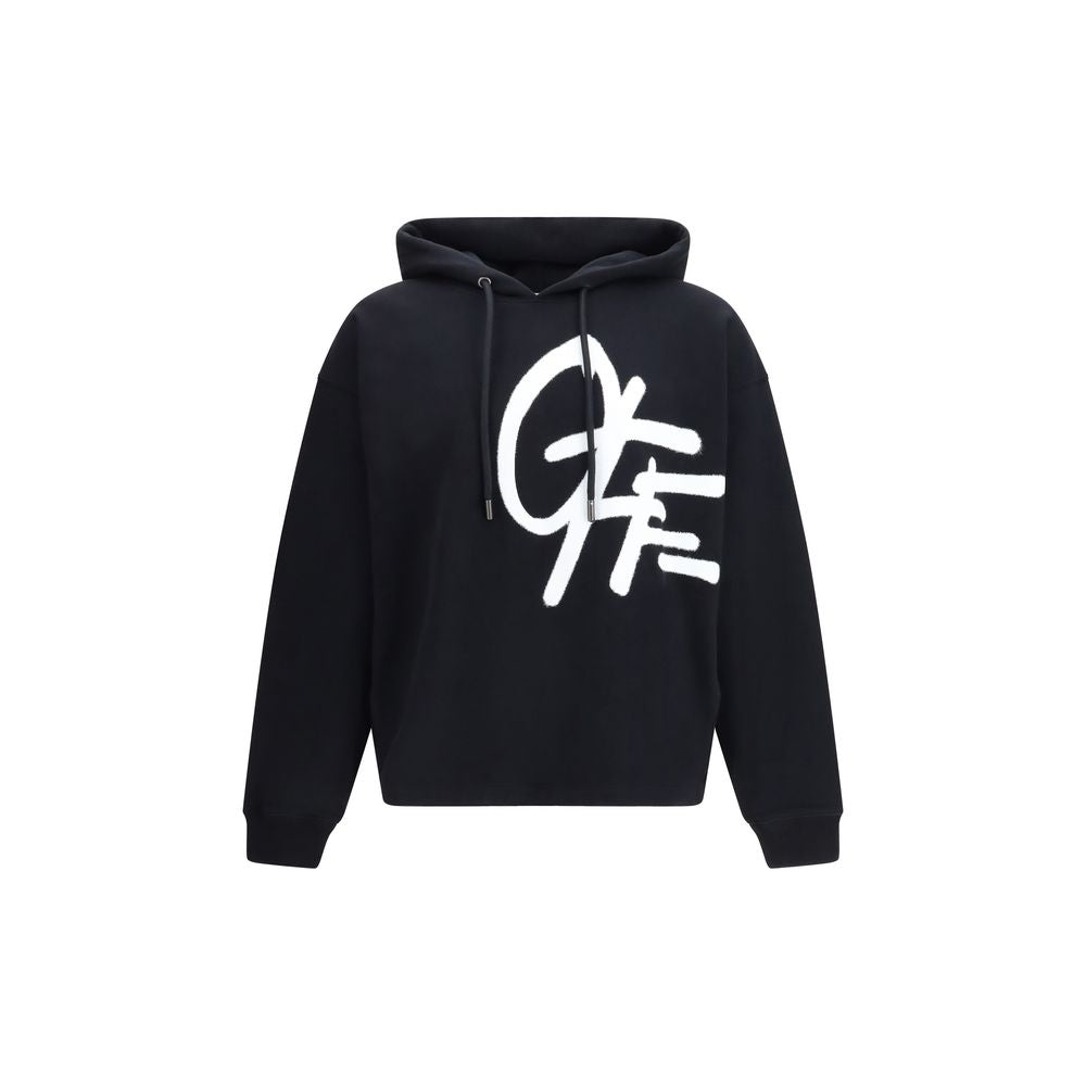 Black Cotton Hoodie