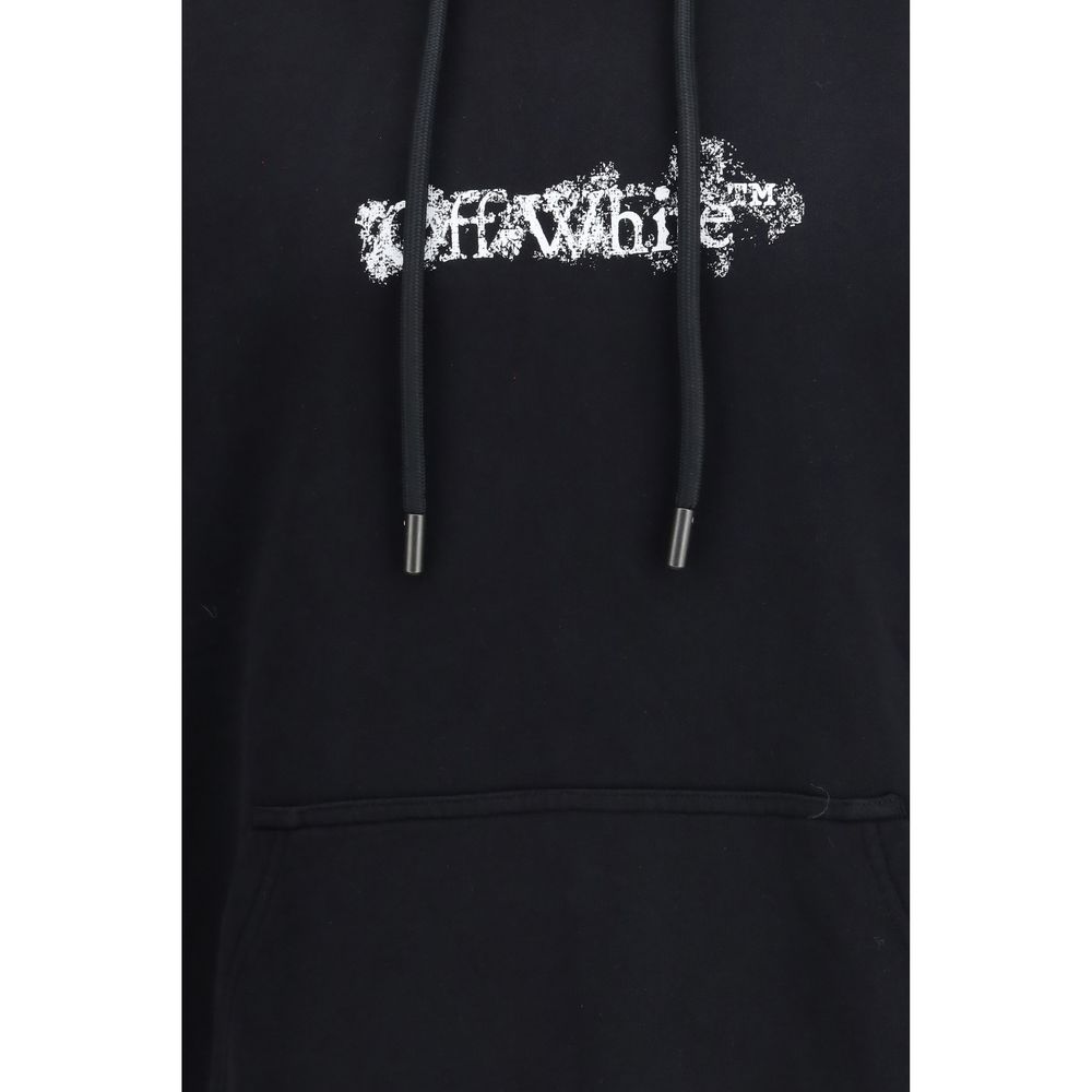 Black Cotton Hoodie