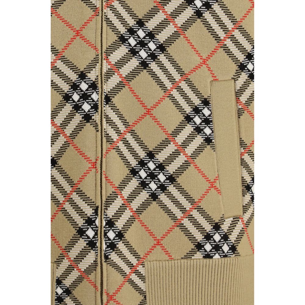 Beige Wool Bomber Jacket