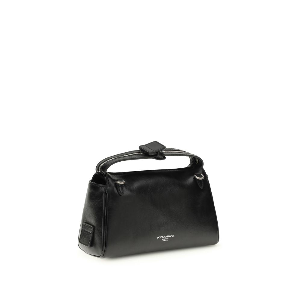 Black Calf Leather Bos Taurus Shoulder Bag