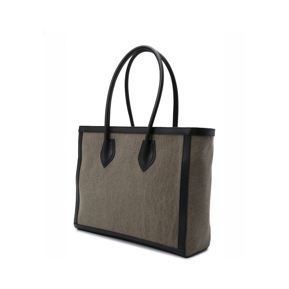 Bicolor Cotton Tote Bag