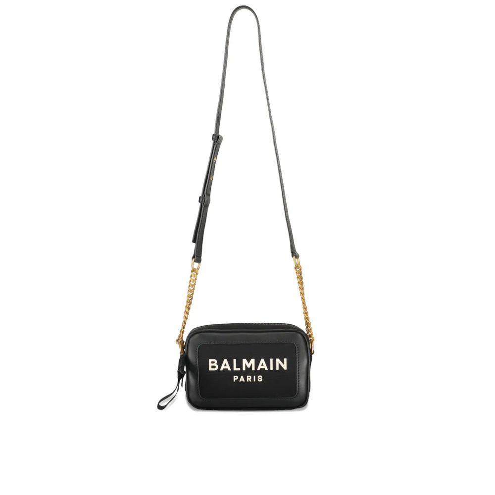 Black Cotton Crossbody Bag
