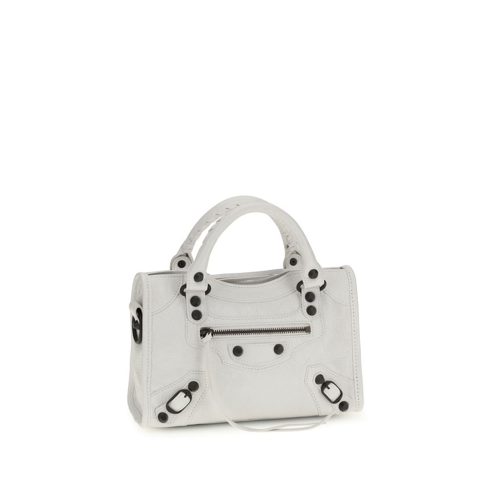 White Calf Leather Bos Taurus Handbag