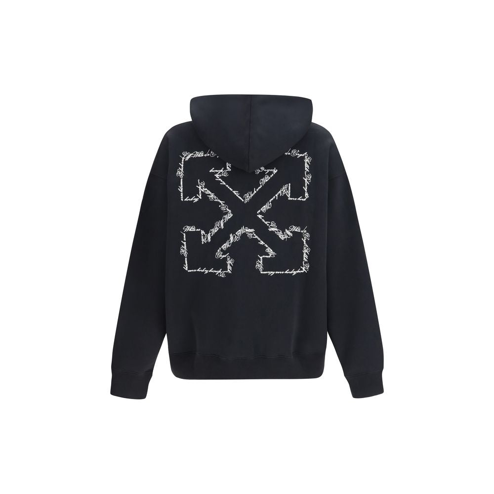 Black Cotton Hoodie