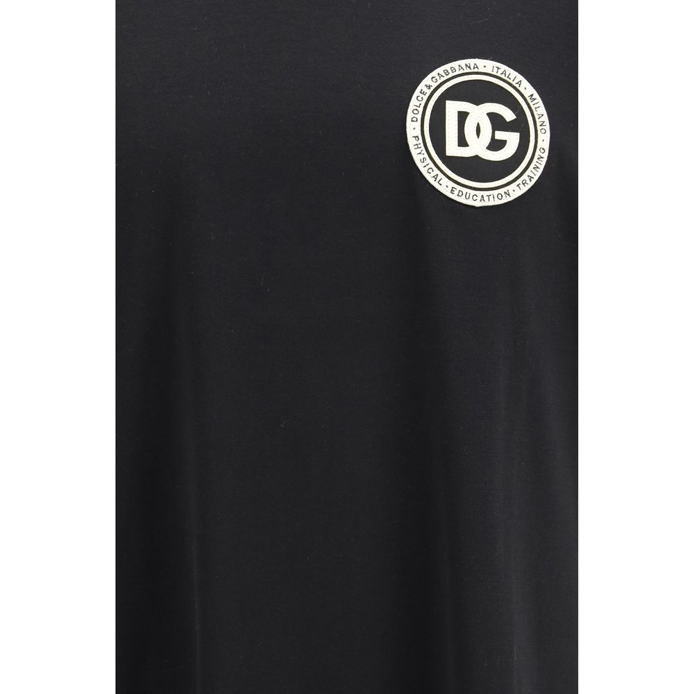 Black Cotton T-Shirt