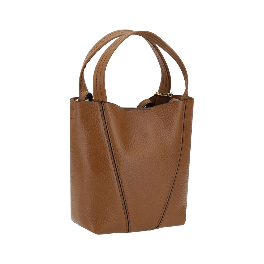 Brown Calf Leather Bos Taurus Tote Bag