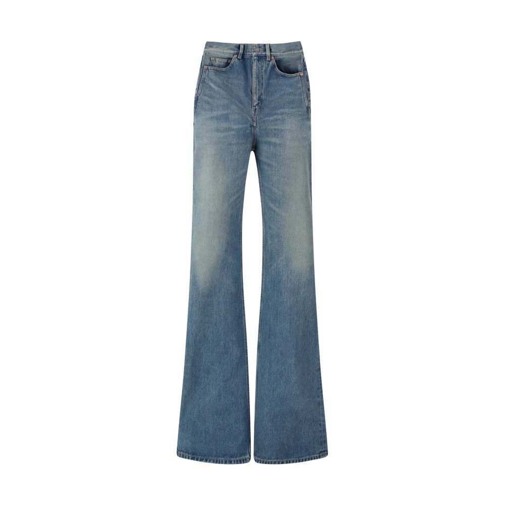 Logo-Motif Jeans S Pants