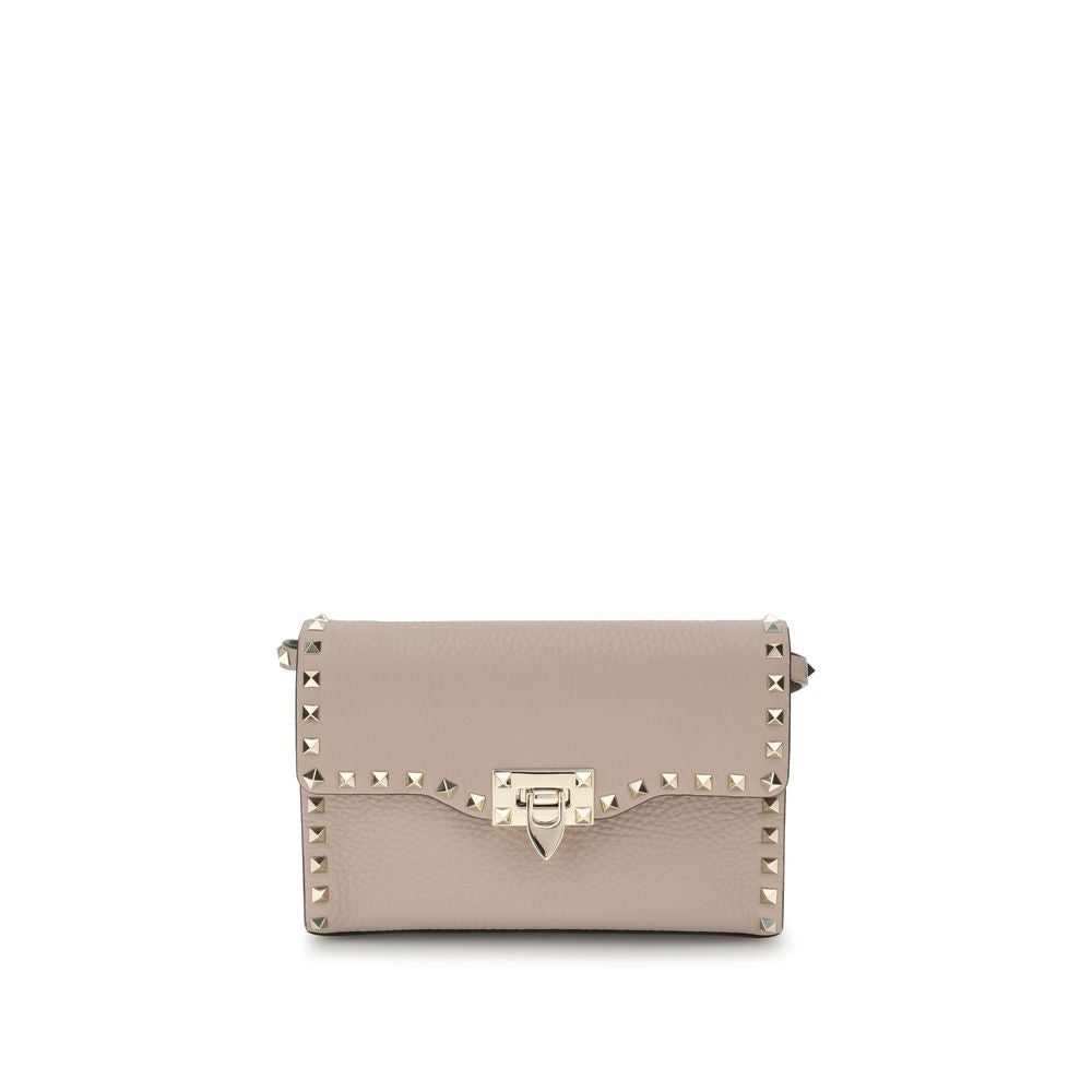 Rockstud Leather Shoulder Bag