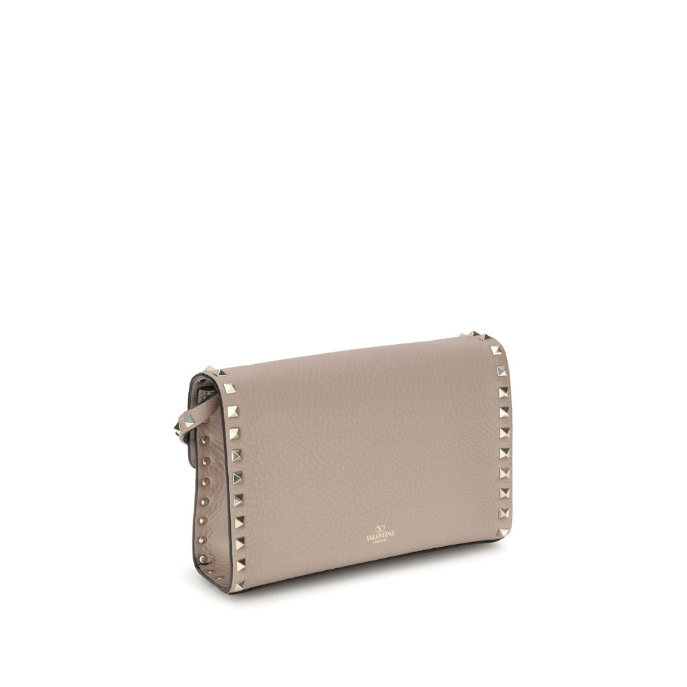 Rockstud Leather Shoulder Bag