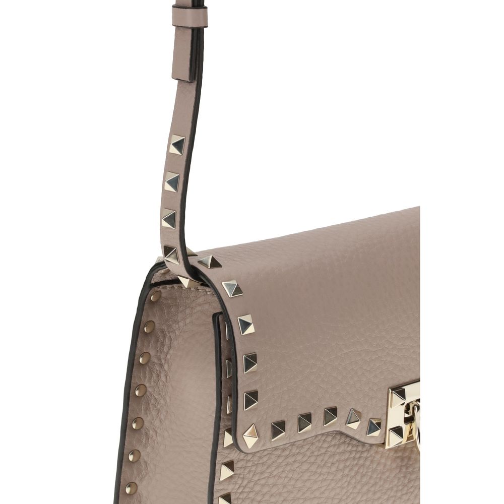 Rockstud Leather Shoulder Bag