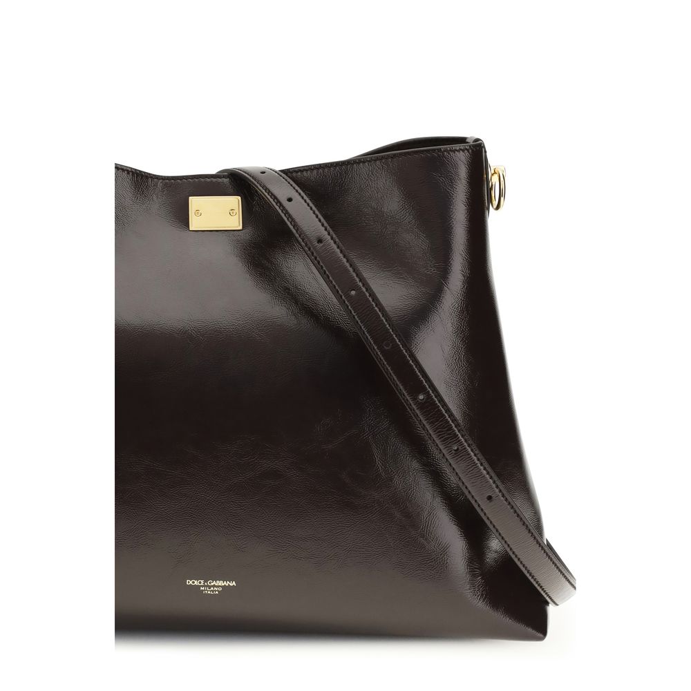 Large Vittoria Leather Shoulder Bag