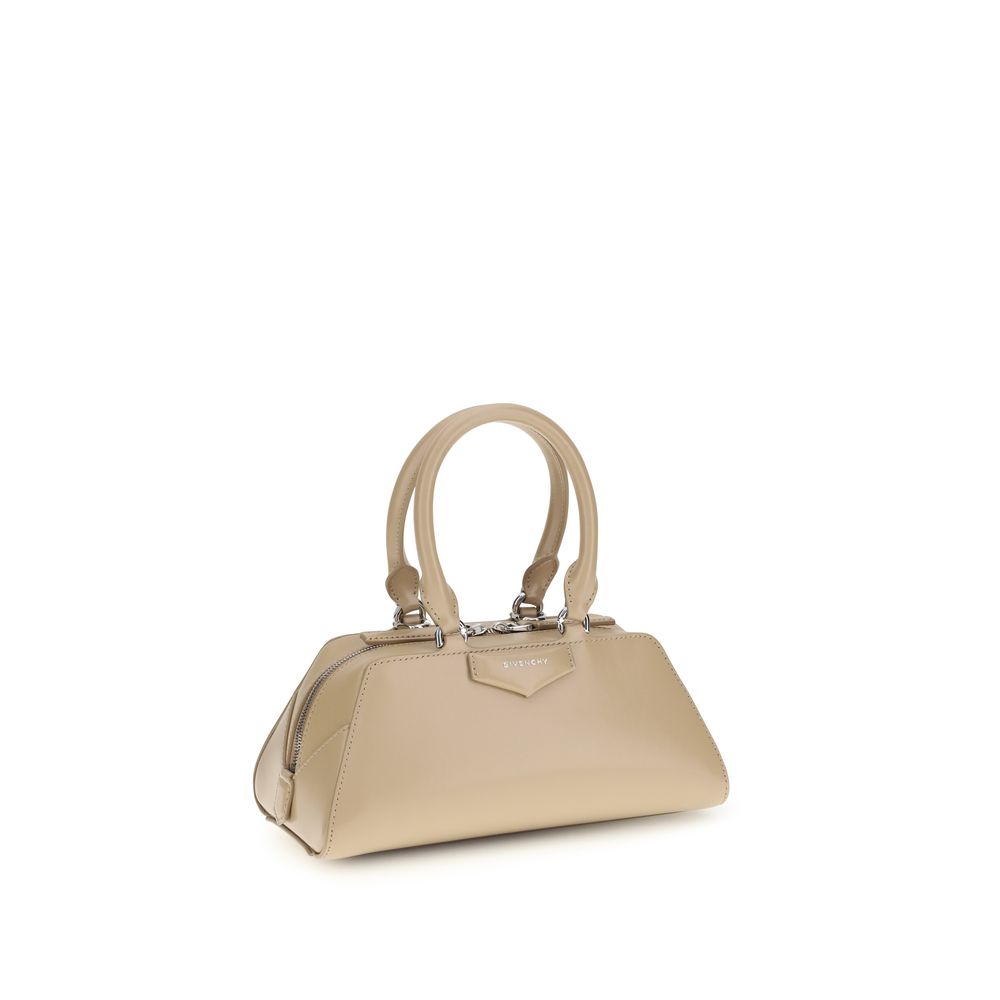 Antigona East-West Mini Leather Box Handbag
