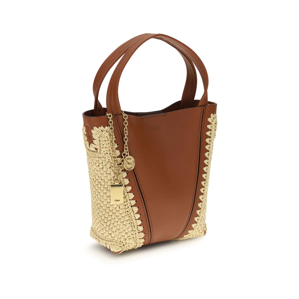 Spin Raffia Bucket Bag