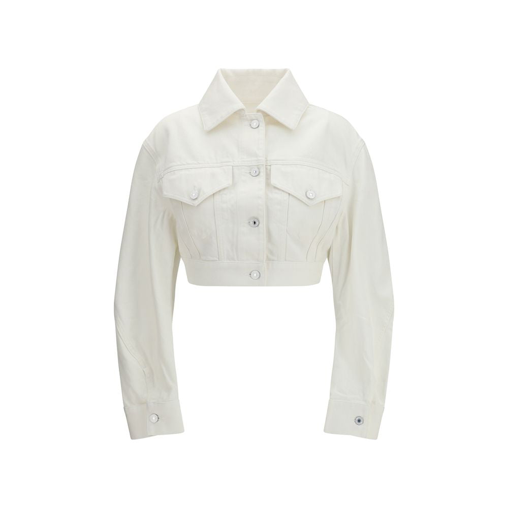 Cocoon Reversed-Effect Raw Denim Jacket