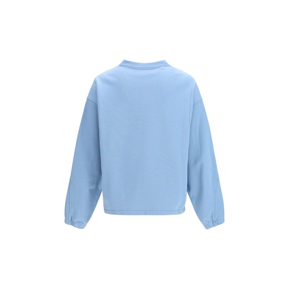 Cotton Crewneck Sweatshirt With Logo