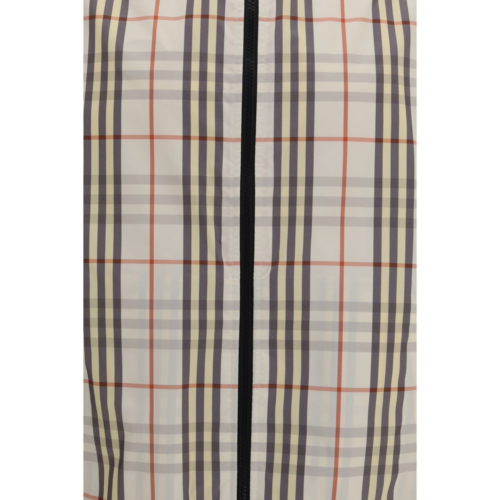 Reversible Check Hooded Jacket
