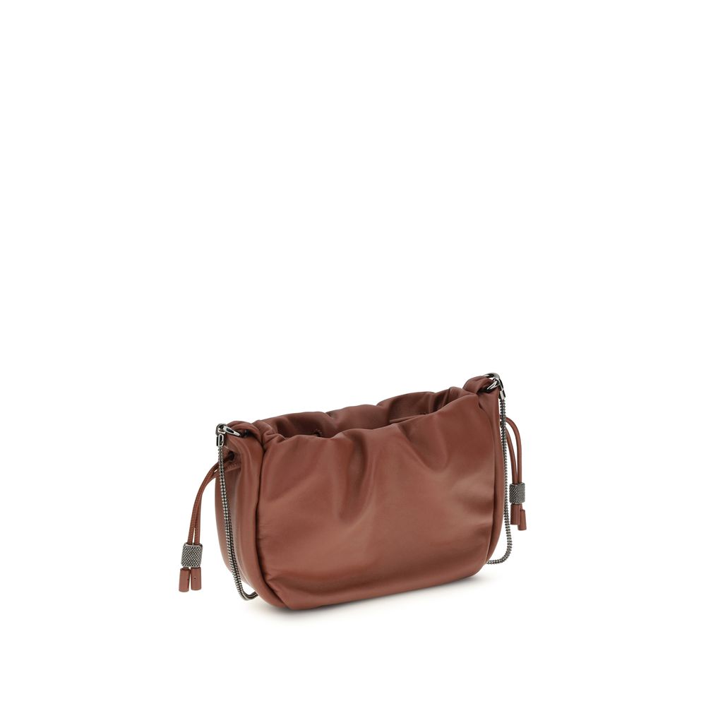 Bucket Mellow Mini Leather Shoulder Bag