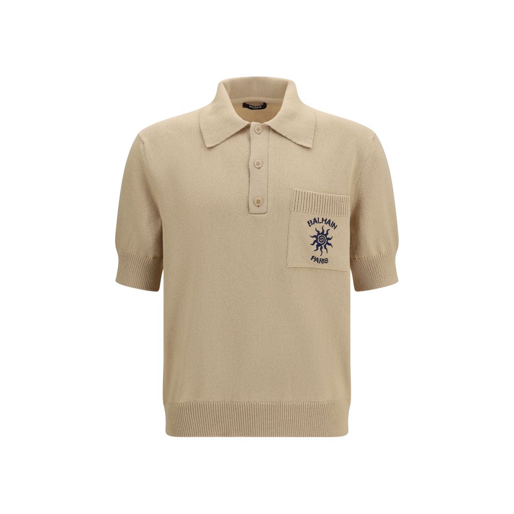 Cotton Sun-Logo Polo