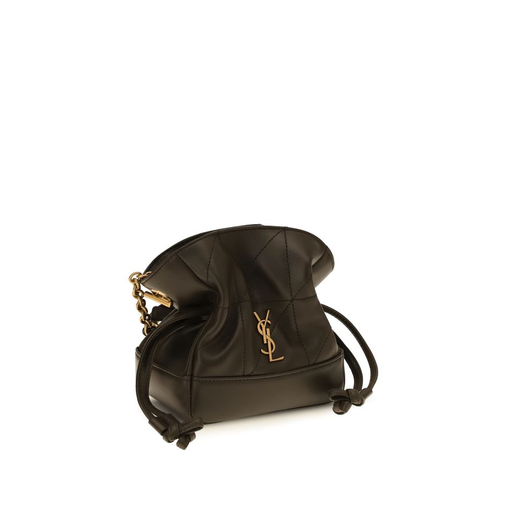 Jamie Mini Leather Clutch Bag