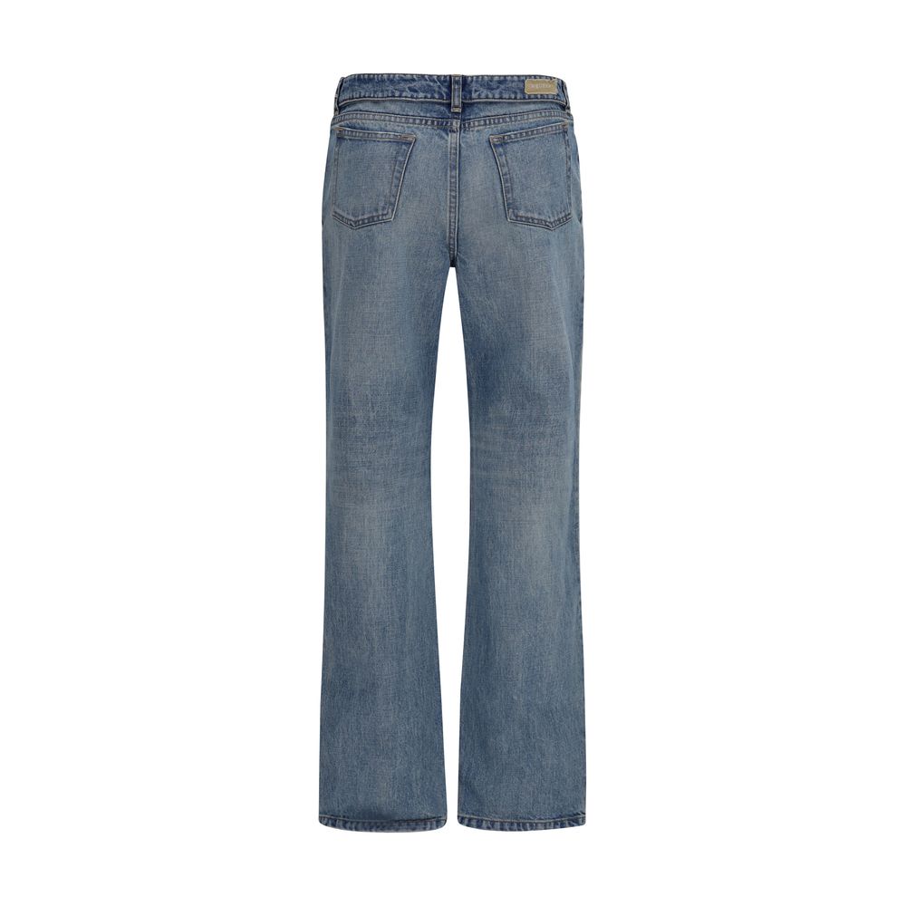 Faded Pure Cotton Jeans