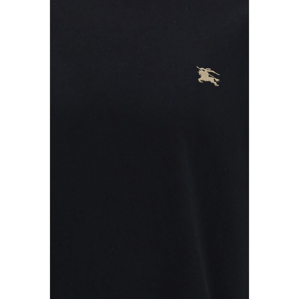 Cotton T-Shirt With Check Trims