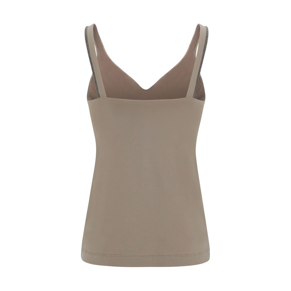 Beige Cotton T-Shirt