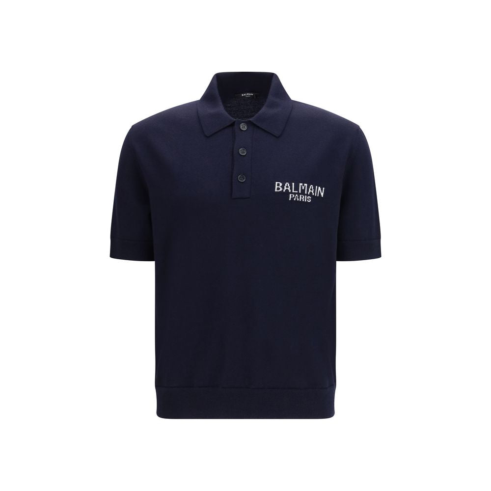 Short-Sleeve Wool Polo