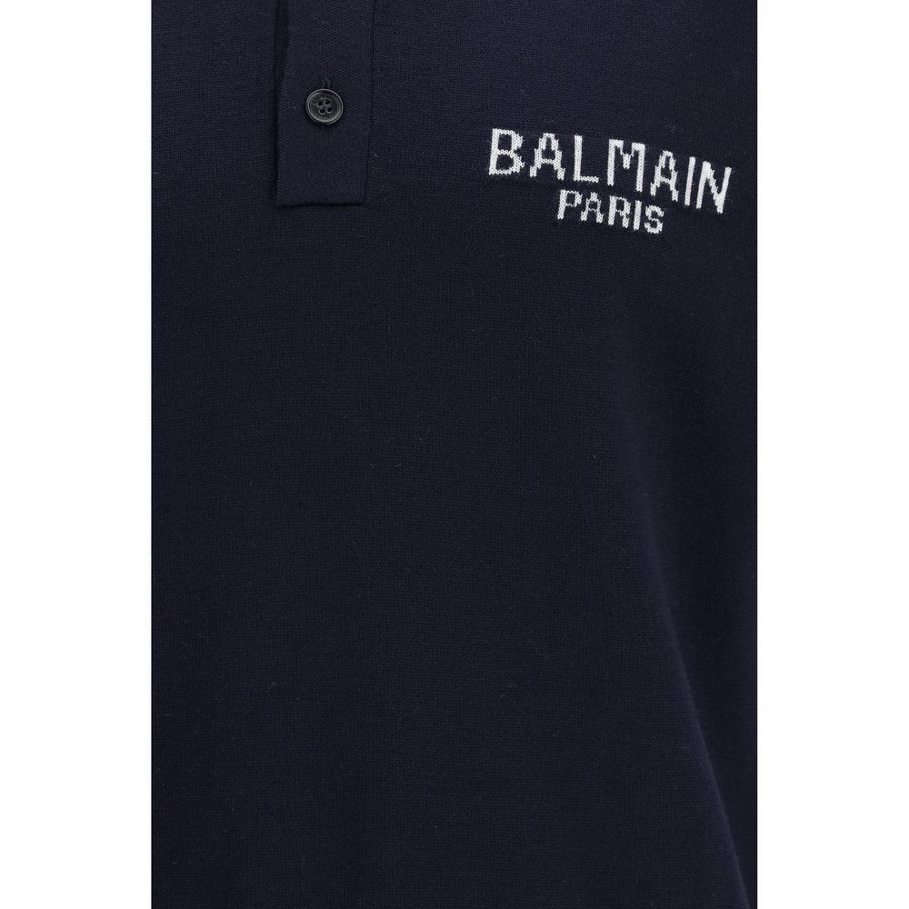 Short-Sleeve Wool Polo