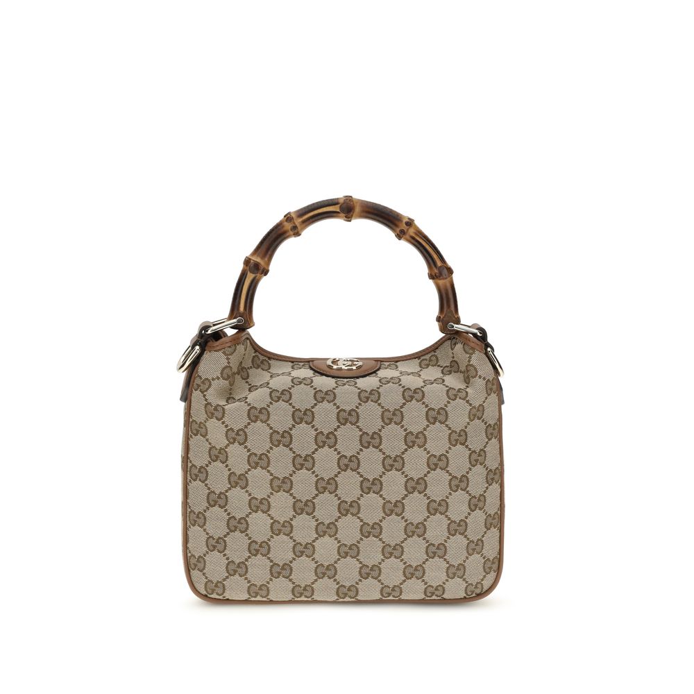 Small Diana Shoulder Bag In GG Fabric