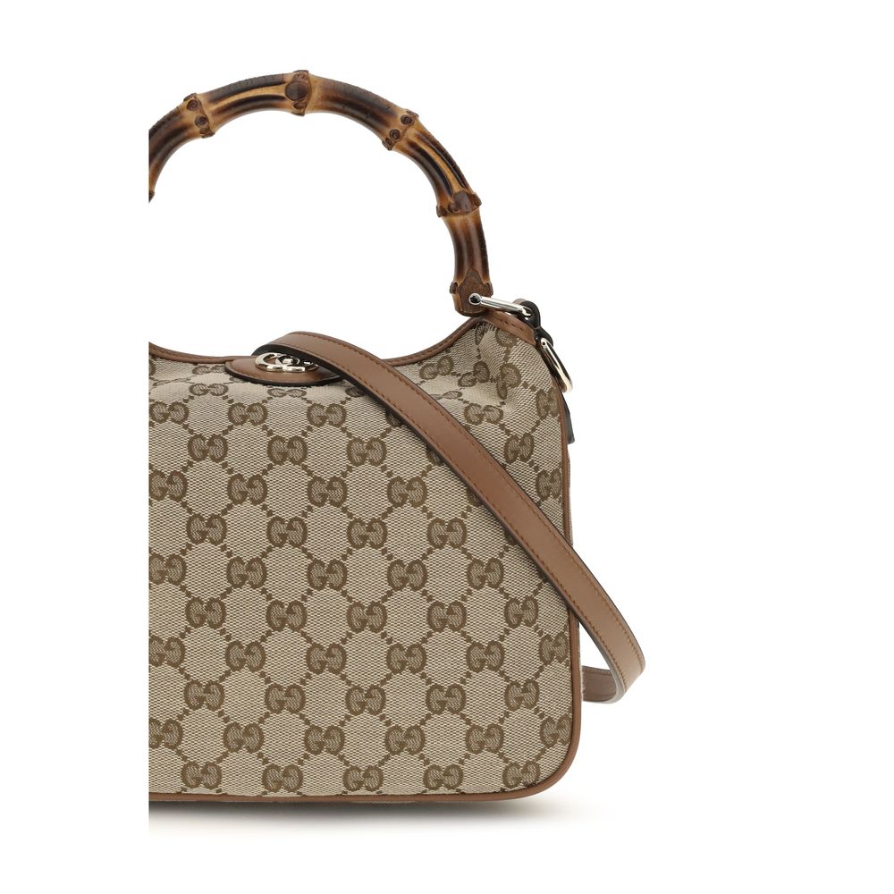 Small Diana Shoulder Bag In GG Fabric