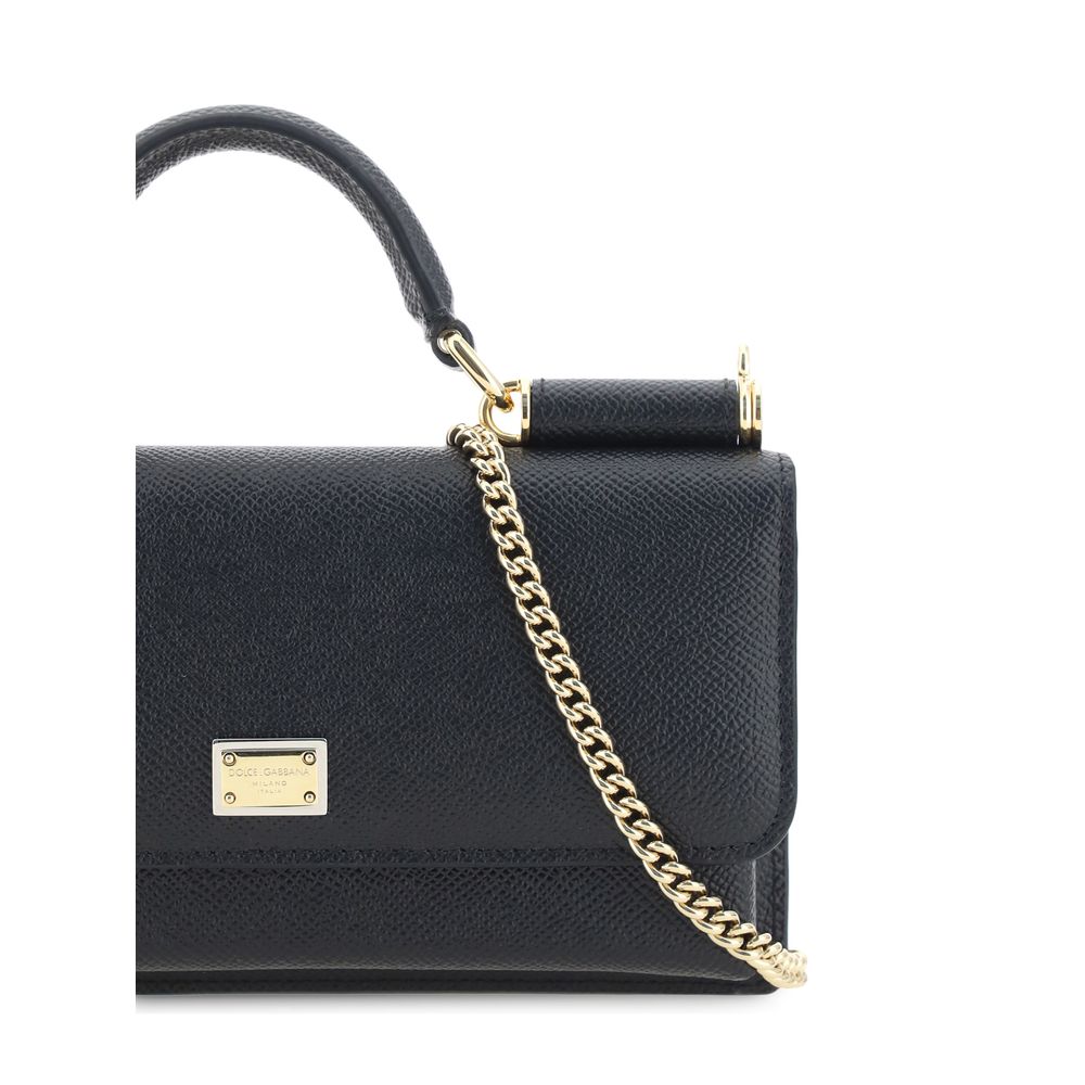 Micro Sicily Leather Shoulder Bag