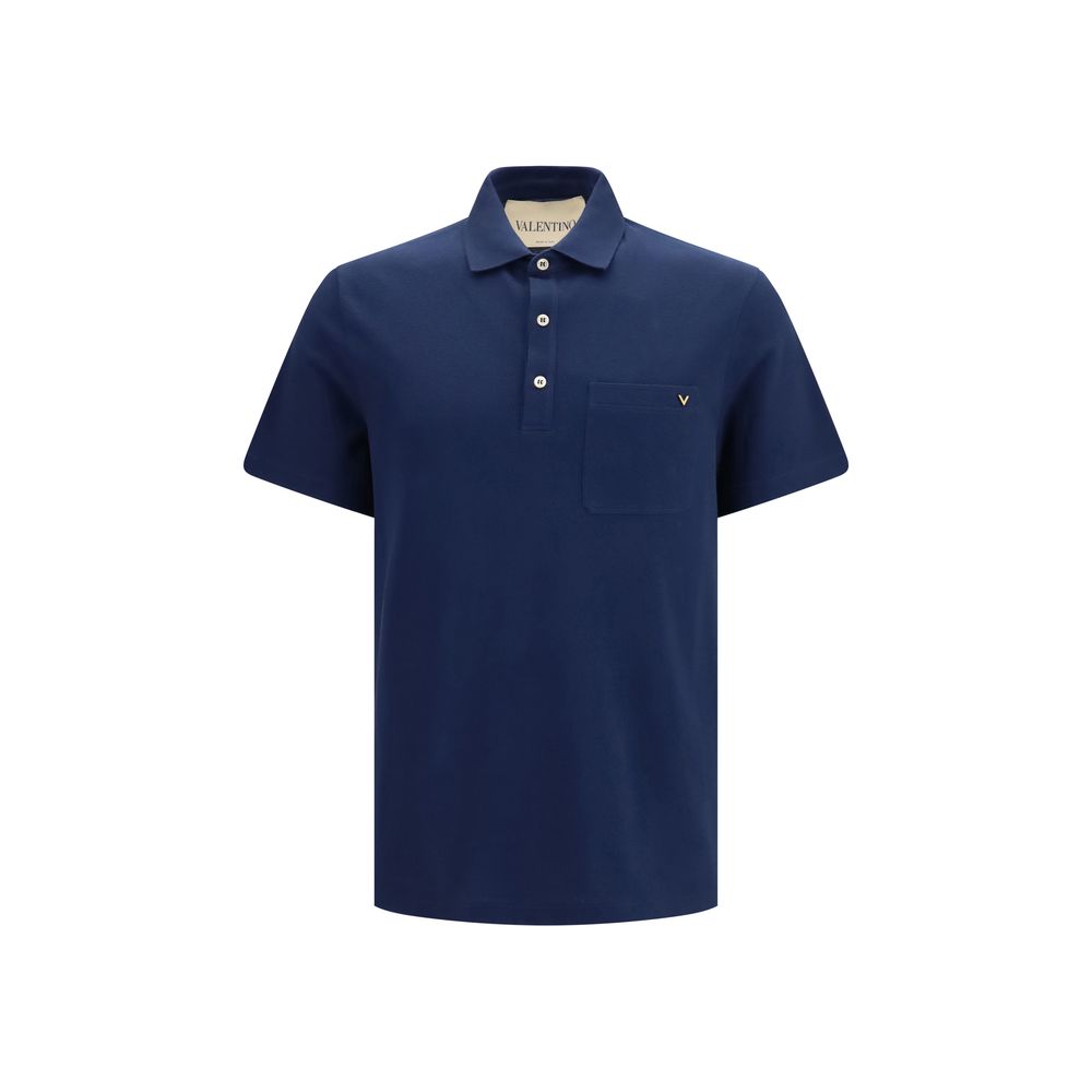 Cotton Piqué Polo With Vlogo
