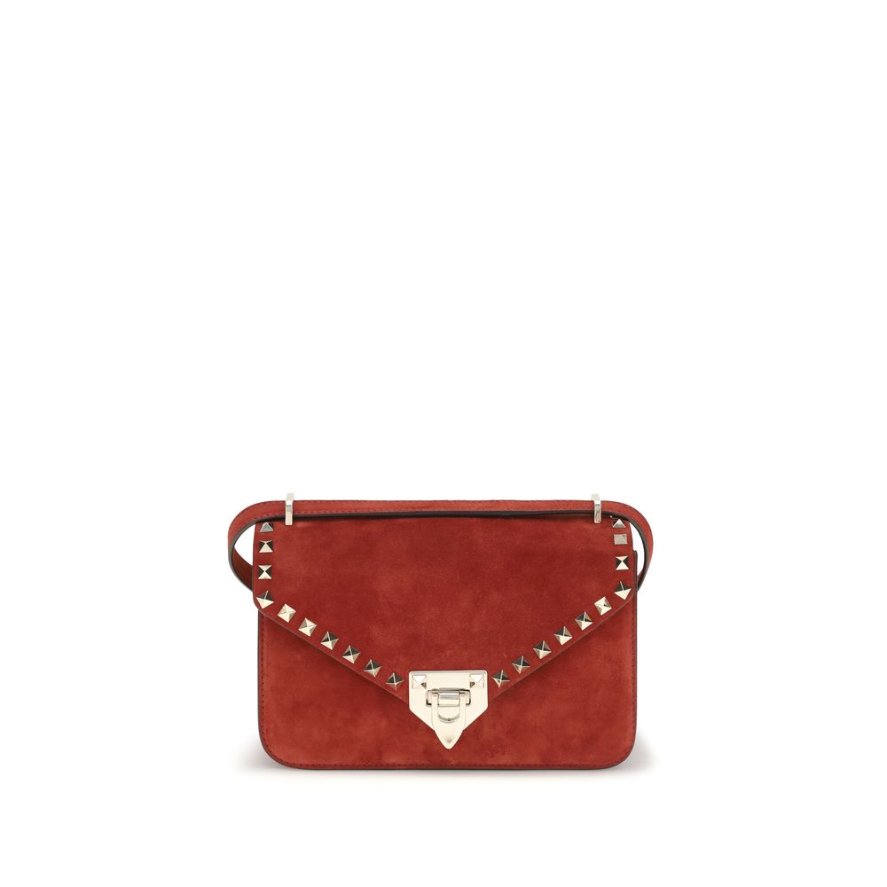 Rockstud Mini Suede Shoulder Bag